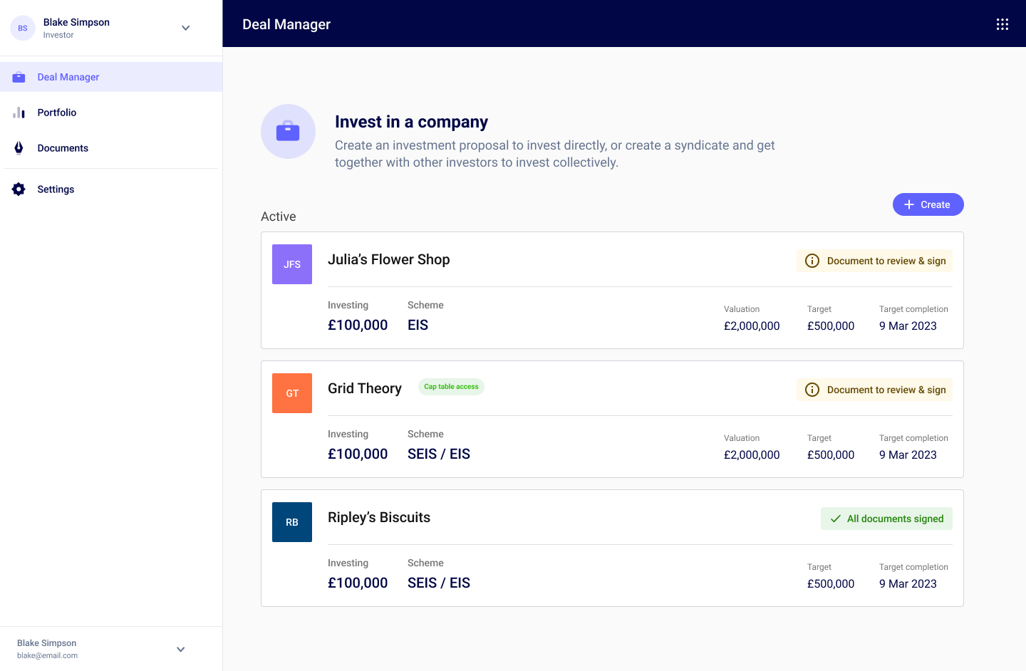 Deal Manager