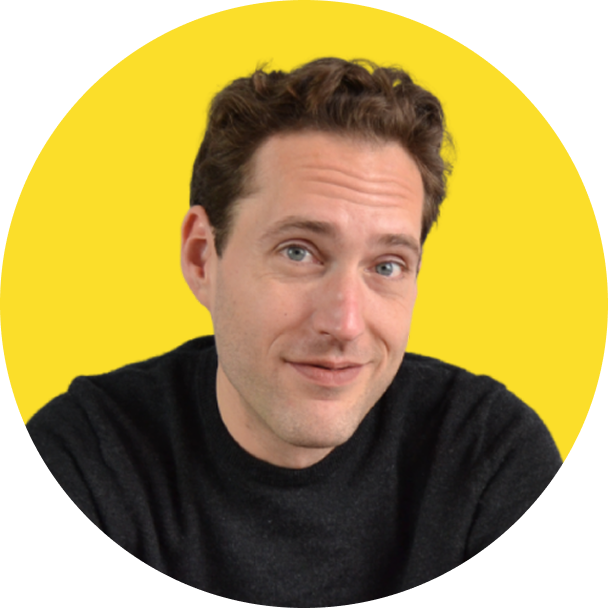 Will Bryant with yellow background